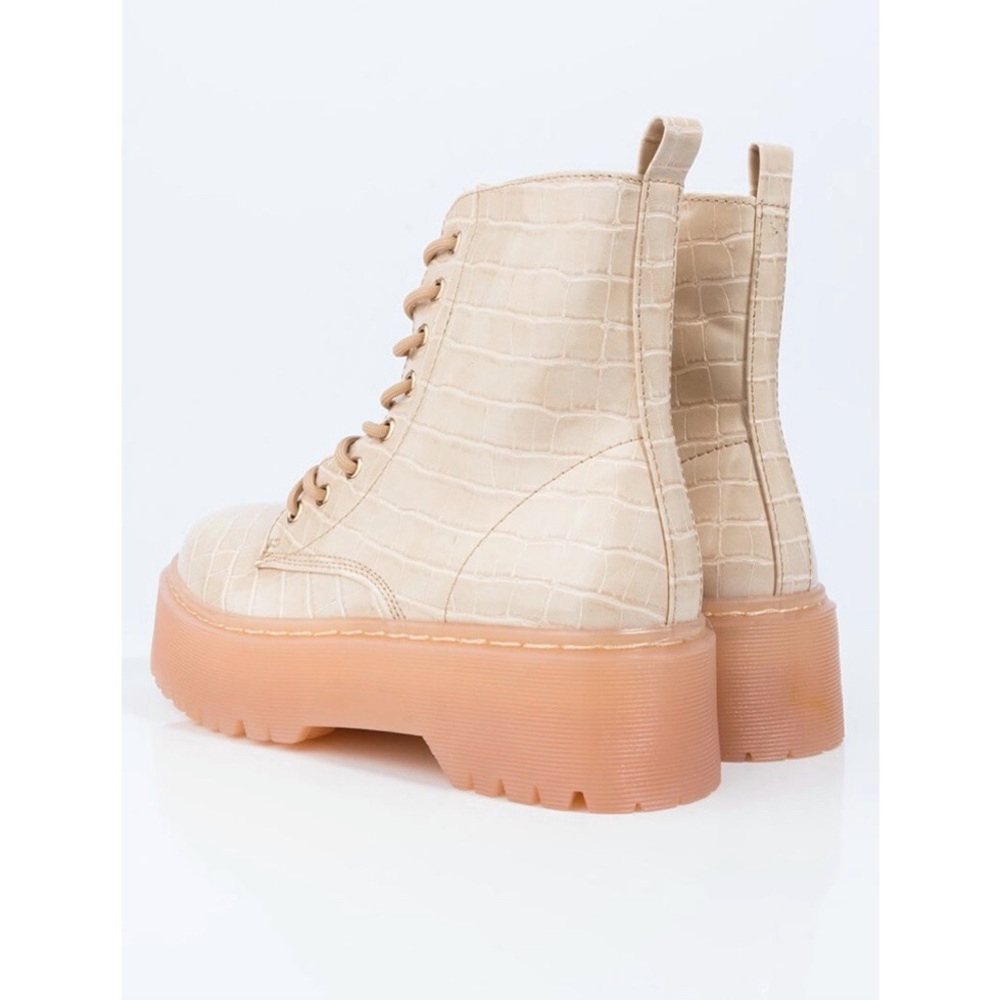PAZZLE - Platform Combat Ankle Booties - Picture 7 of 10